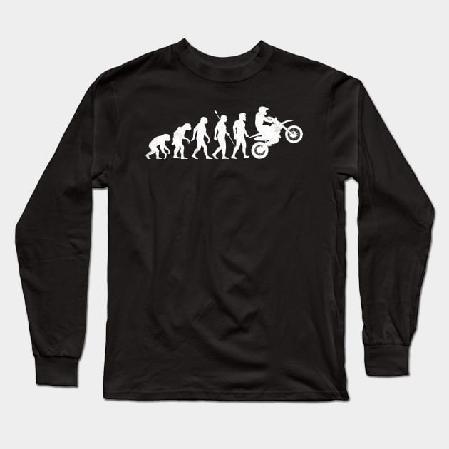 Evolution Biker Long Sleeve T-Shirt by avshirtnation